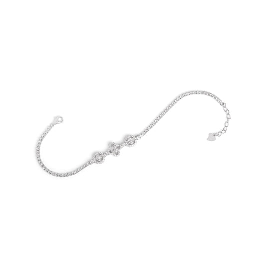 Elegant-Diamond-Silver-Bracelet