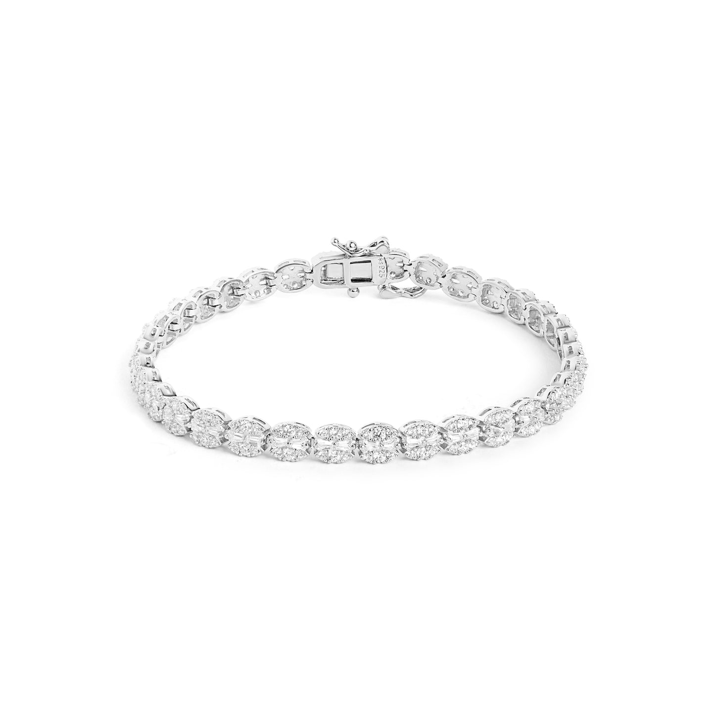 Elite-Silver-Tennis-Bracelet