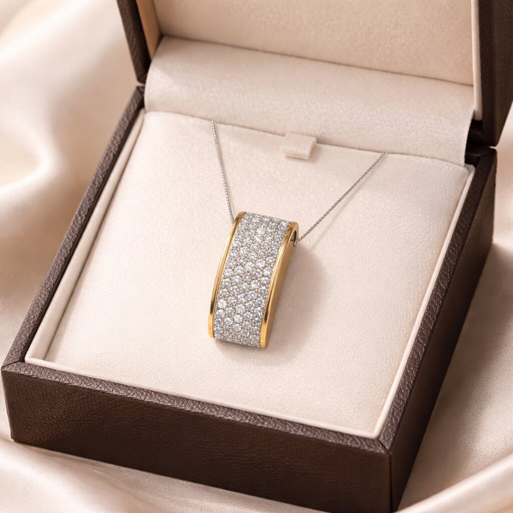 Graceful Silver Pendant