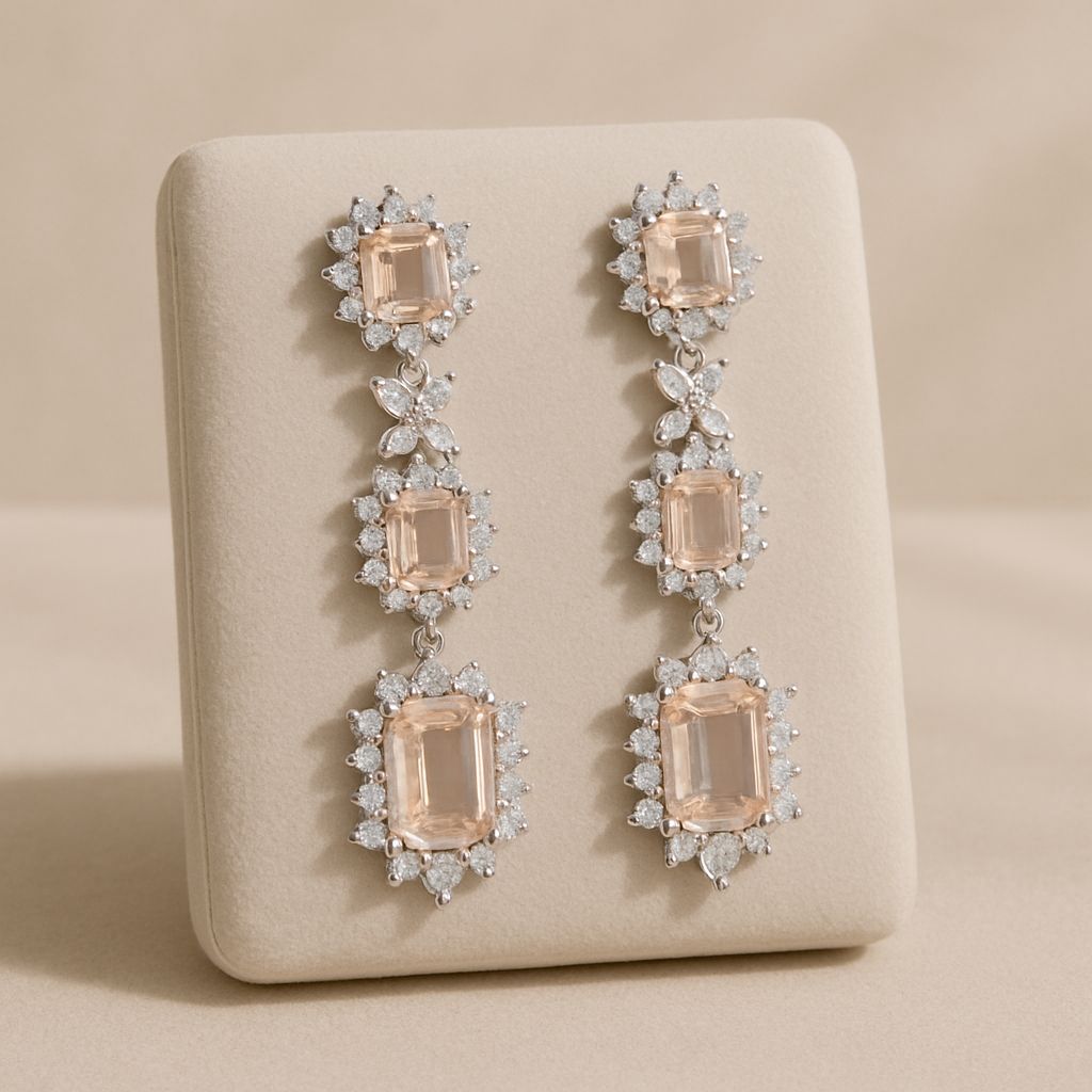 Vogue Line Silver Earrings