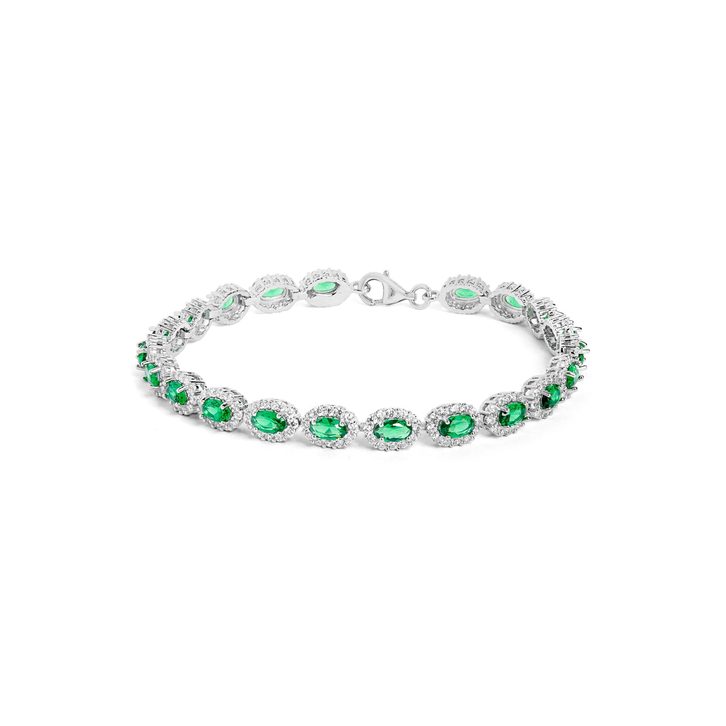 Emerald-And-Diamond-Tennis-Bracelet