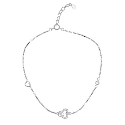 Chic Silver Anklet