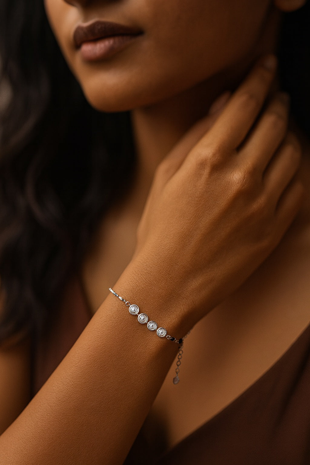 Eternal Mangalsutra Silver Bracelet