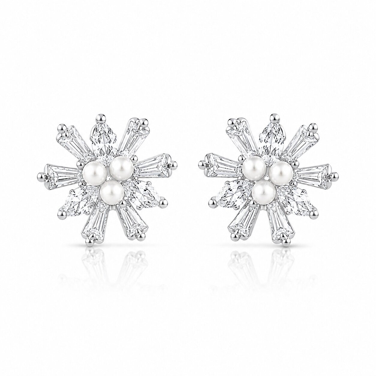Starlit Pearl Studs