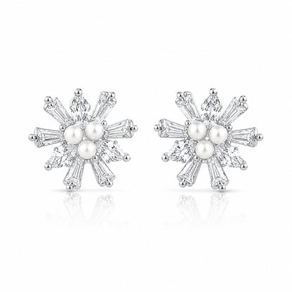 Starlit Pearl Studs