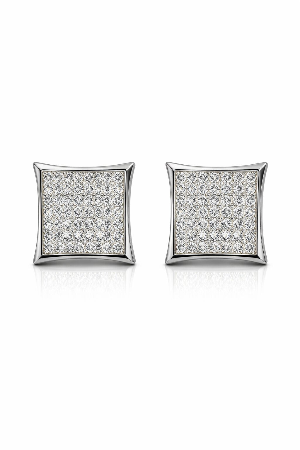 Dazzling Silver Earrings