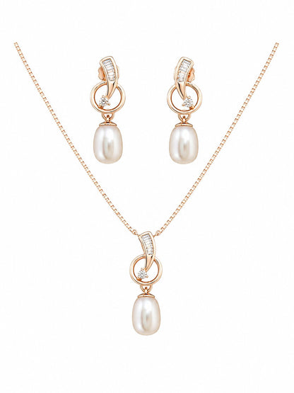 Pearl Elan Pendant Set