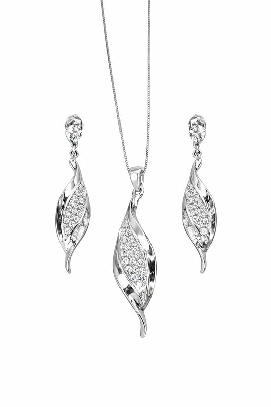 Divine Silver Pendant Set