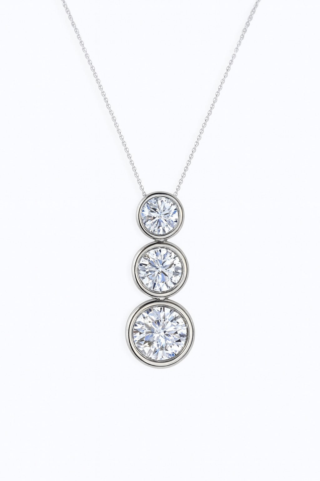 Classic Round Silver Pendant