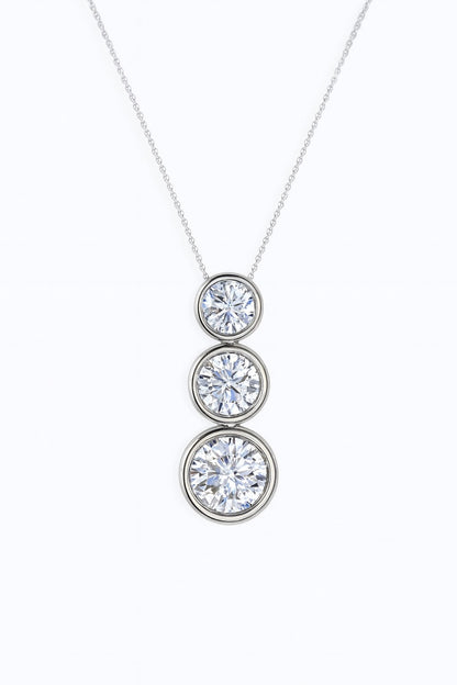 Classic Round Silver Pendant