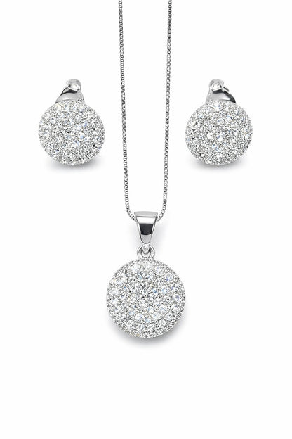 Beautiful Silver Pendant Set