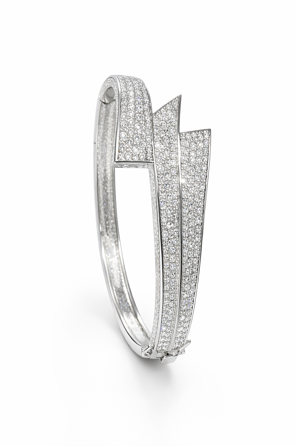 Cocktail Silver Bangle
