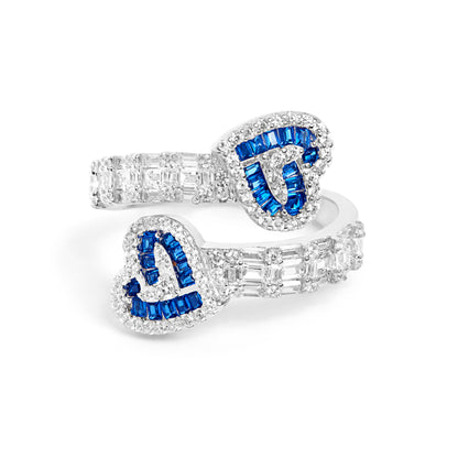 Silver Diamond Toi-Moi Ring