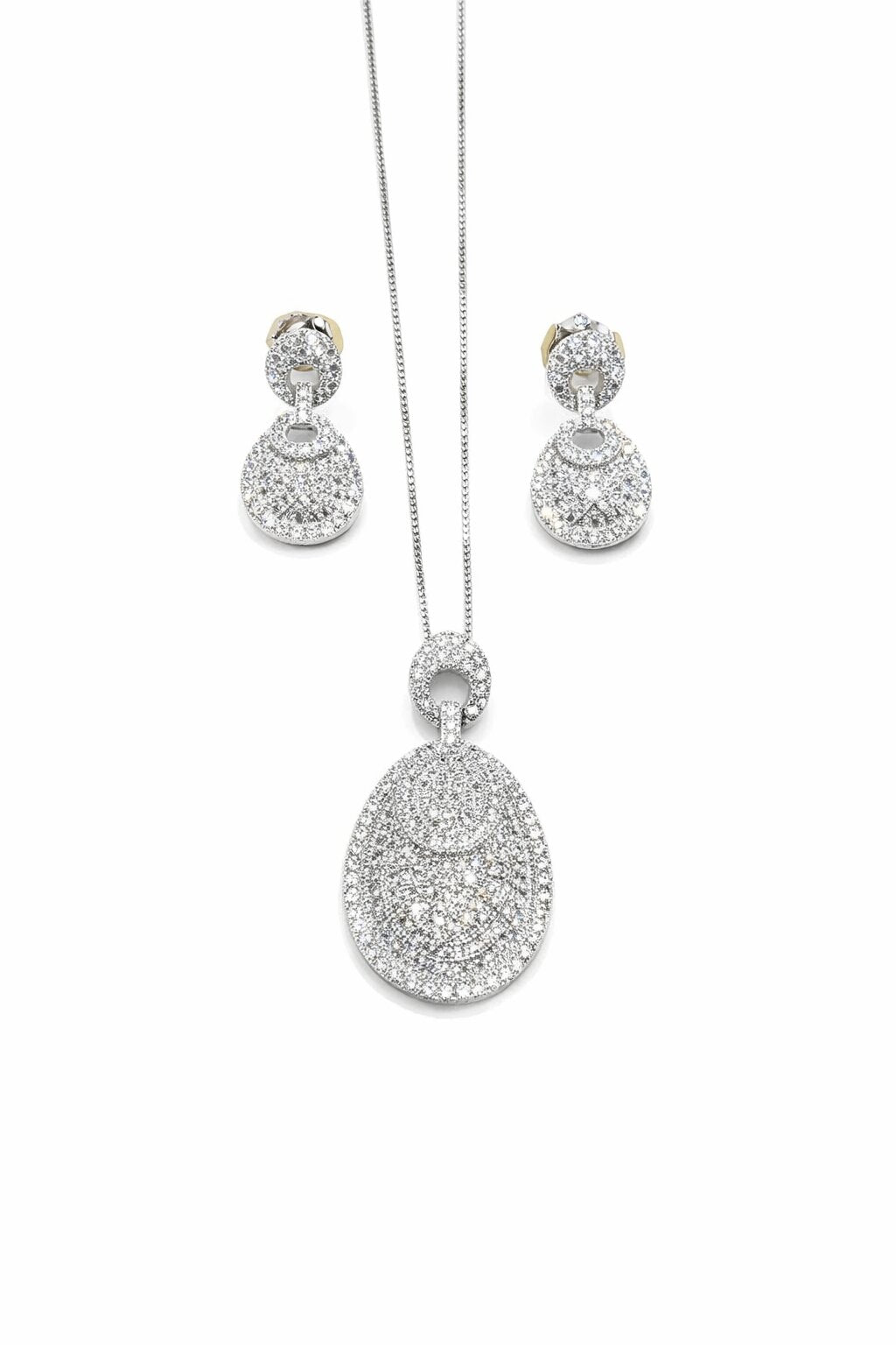 Royal Silver Pendant Set