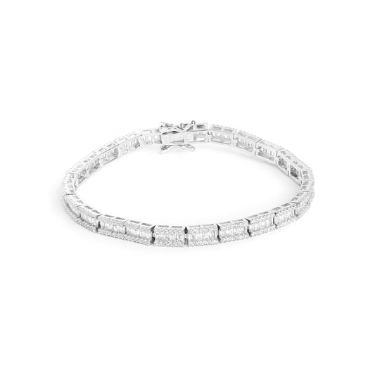 Charming-Baguette-Silver-Tennis-Bracelet