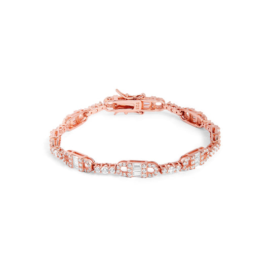 Rose-Gold-Loop-Silver-Bracelet