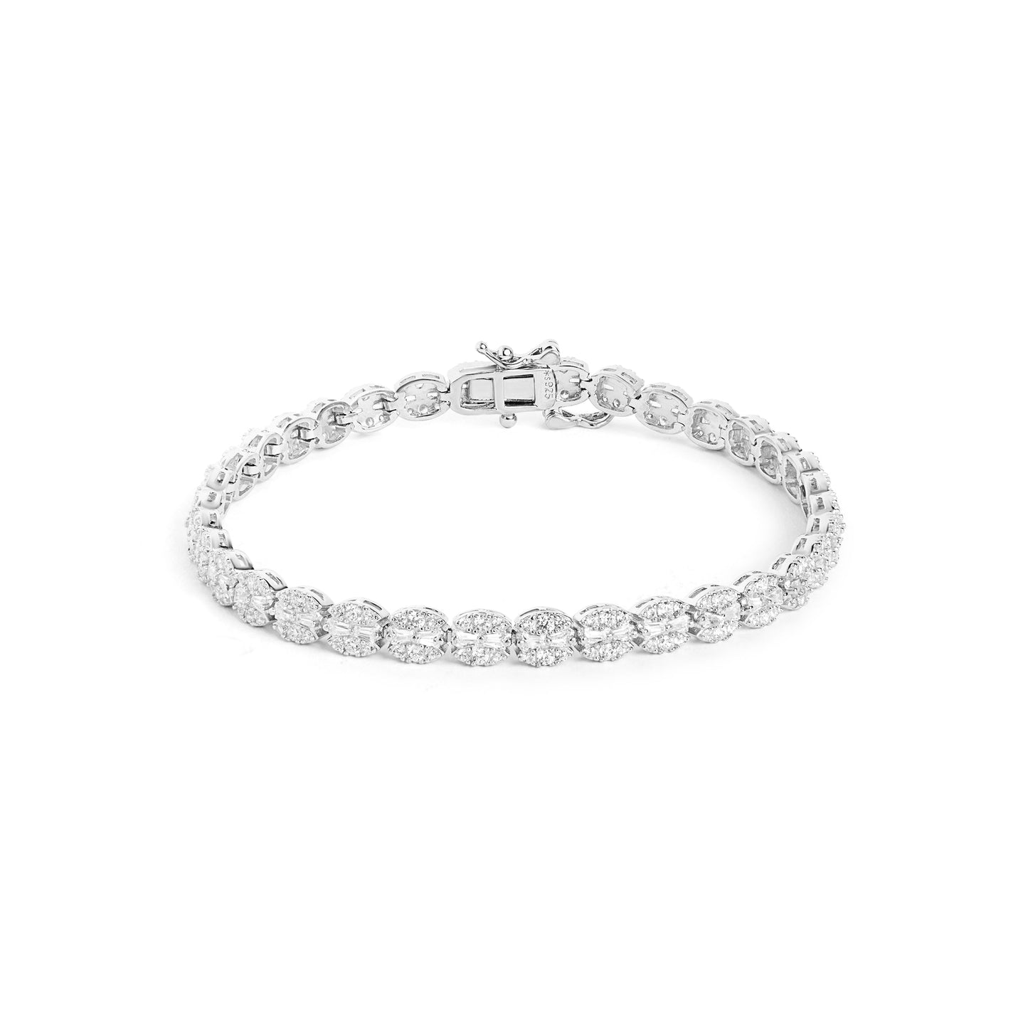 Elite-Silver-Tennis-Bracelet