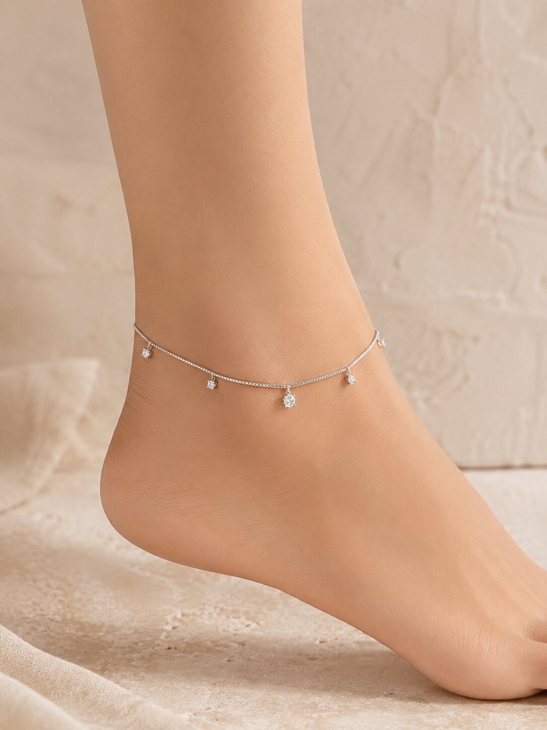 Celeste Drizzle Anklet