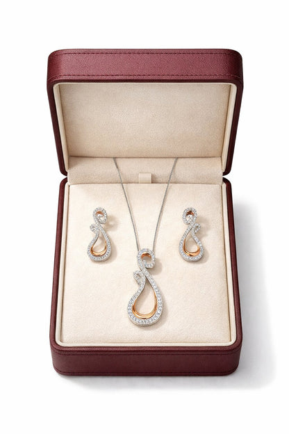 Majestic Silver Pendant Set