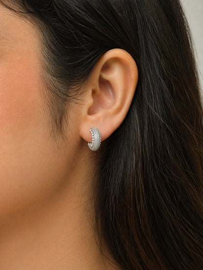 Silver Minimalistic Earrings