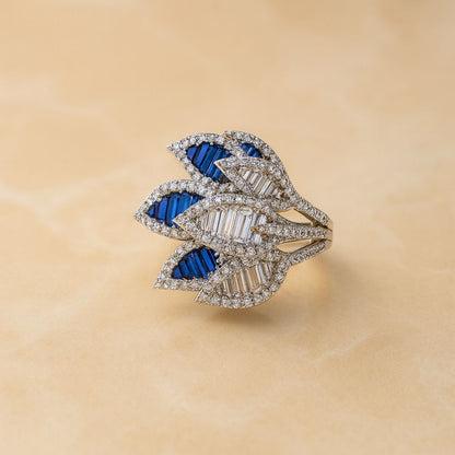 Aura Sapphire Silver Ring