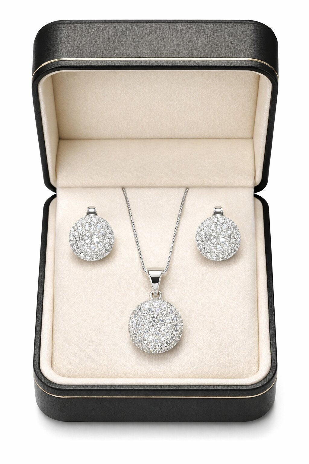 Beautiful Silver Pendant Set