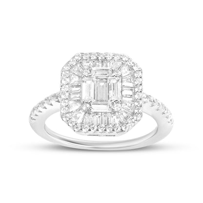 Dainty And Diamond Silver Ring