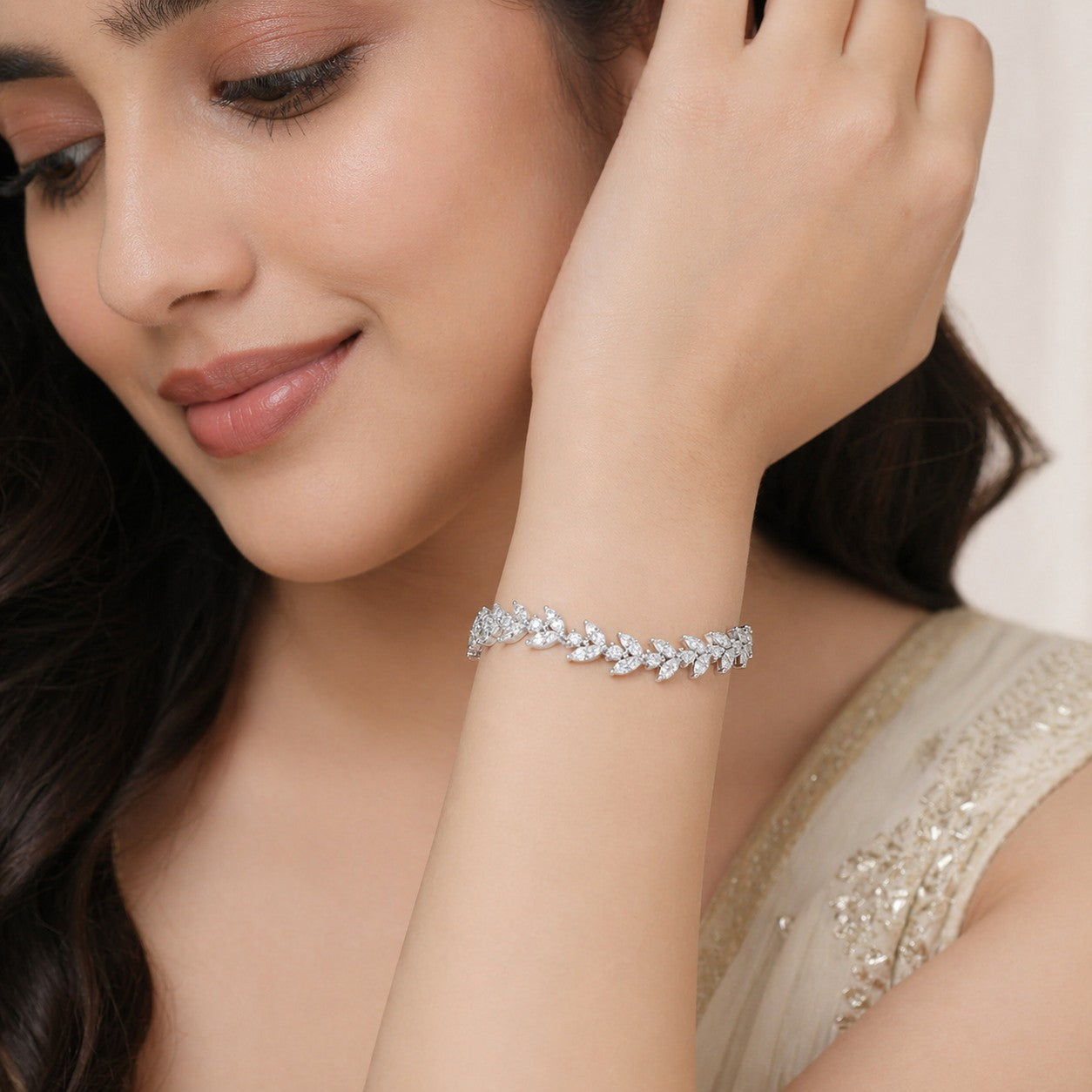 Gleamline Silver Bracelet