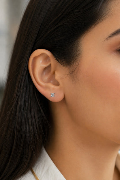 Silver Stalet Studs