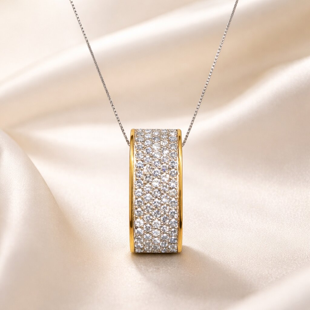 Graceful Silver Pendant