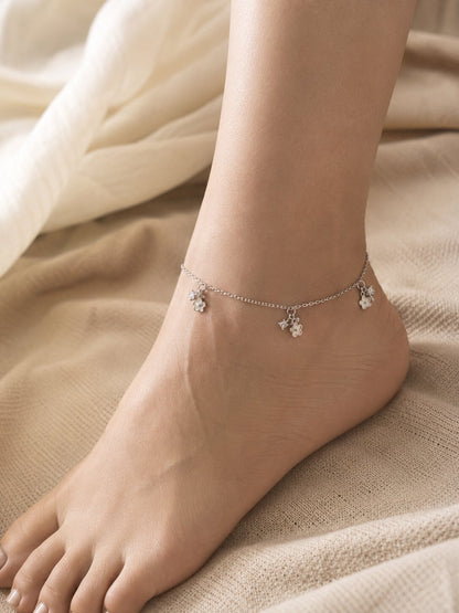 Moonflower Whisper Anklet
