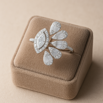 Velvet Shine Silver Ring