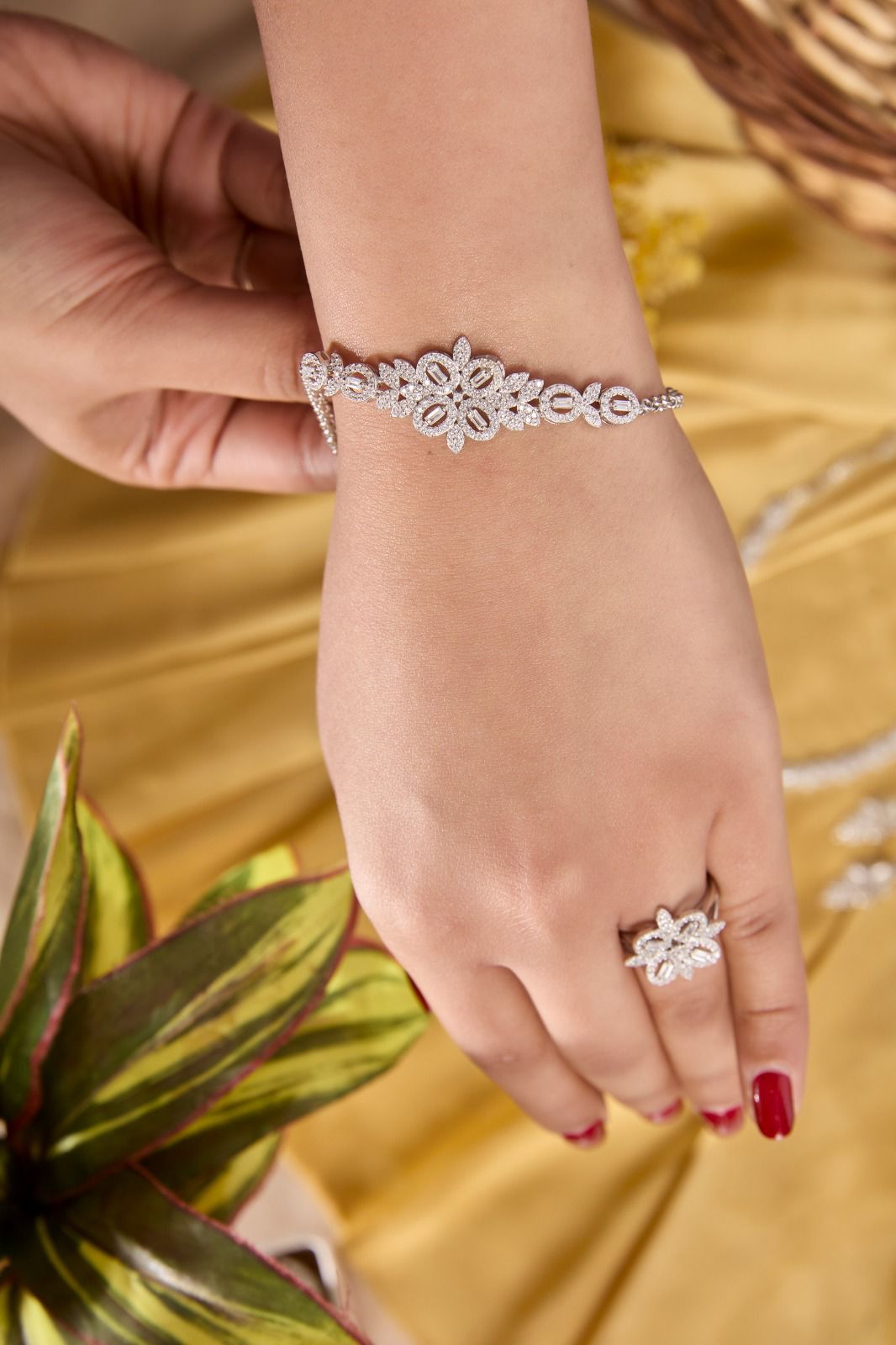 Celeste Diamond Necklace Set