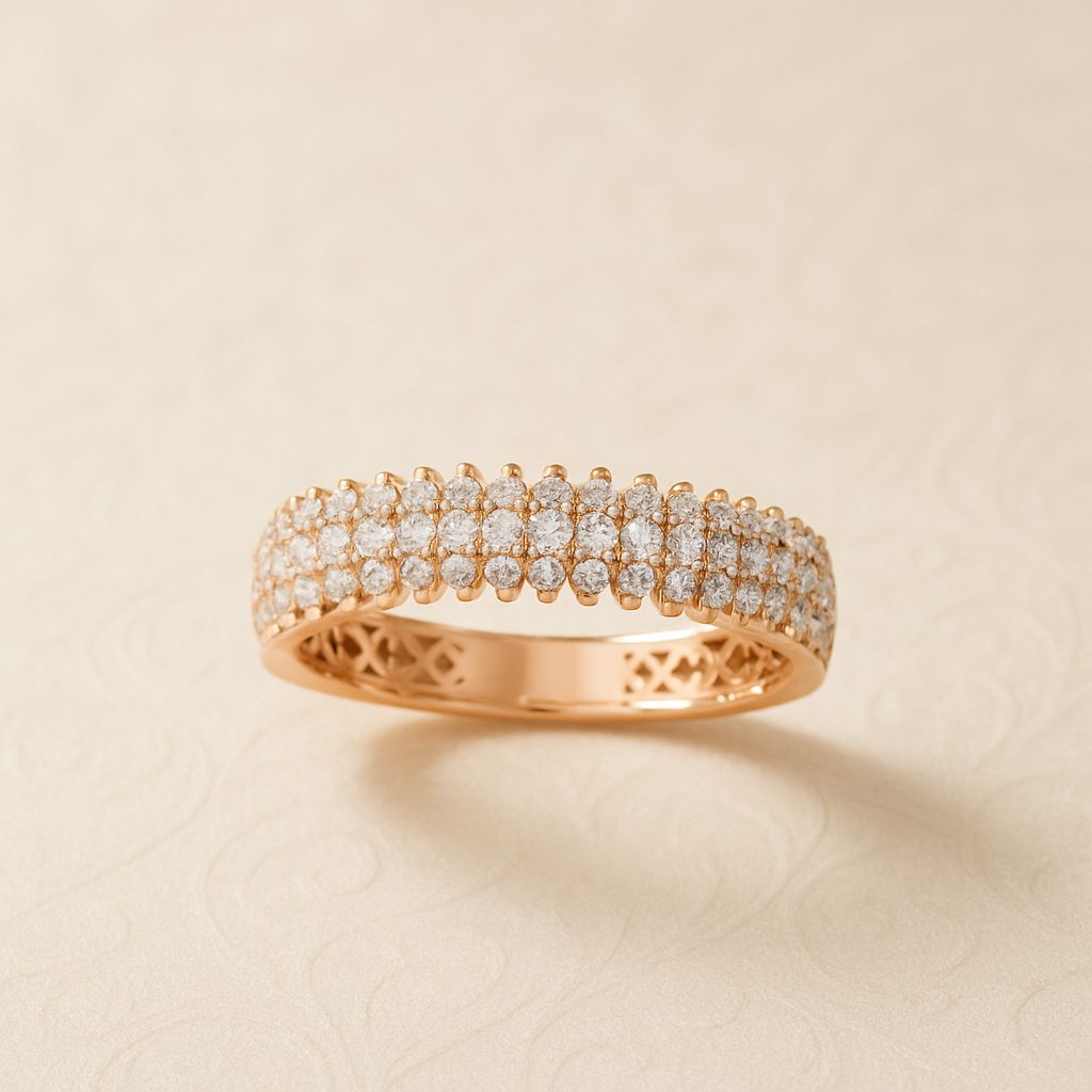 Eternal Rosegold Silver Ring