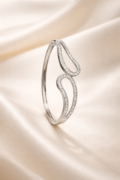 Stylish Silver Bangle