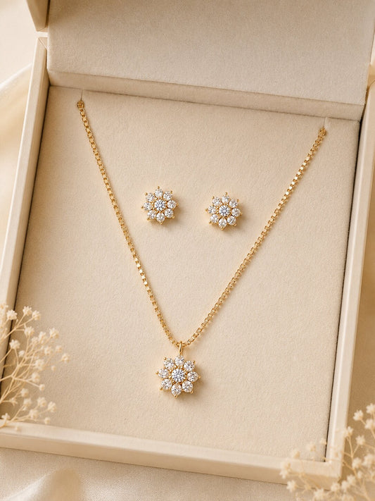 Rose Bloom Rose Gold Set