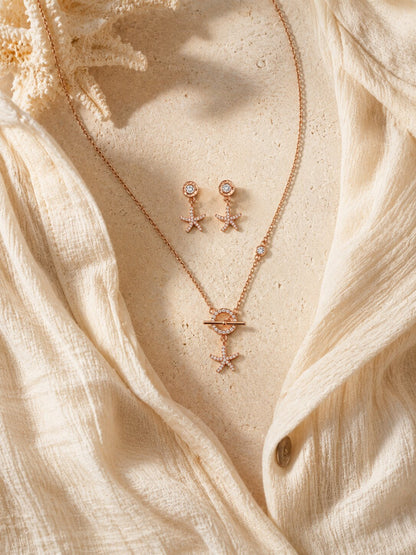 Coral Tide Pendant Set