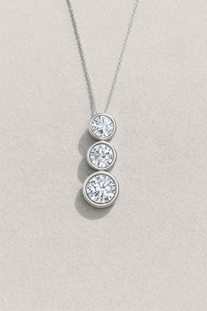 Classic Round Silver Pendant