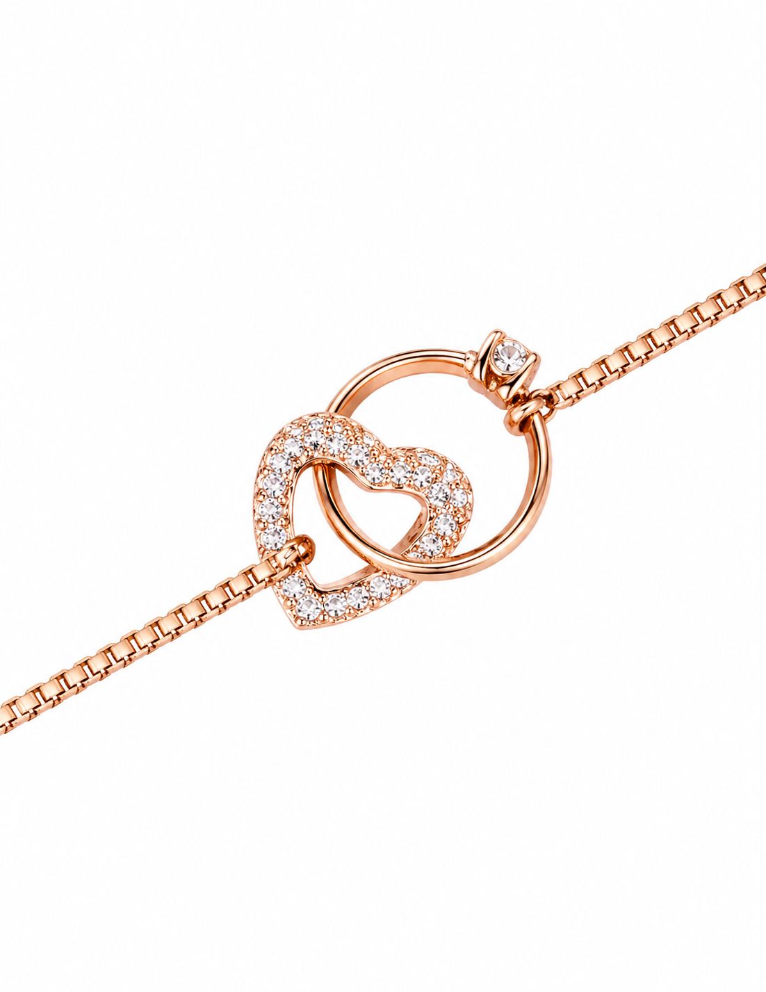 Rosegold Chic Silver Bracelet