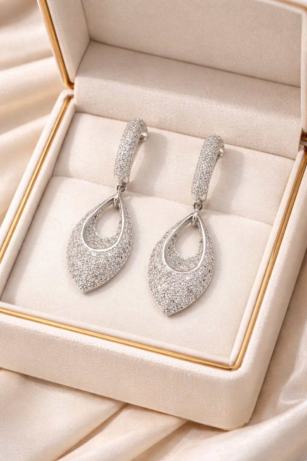 Luxury Silver Earrings
