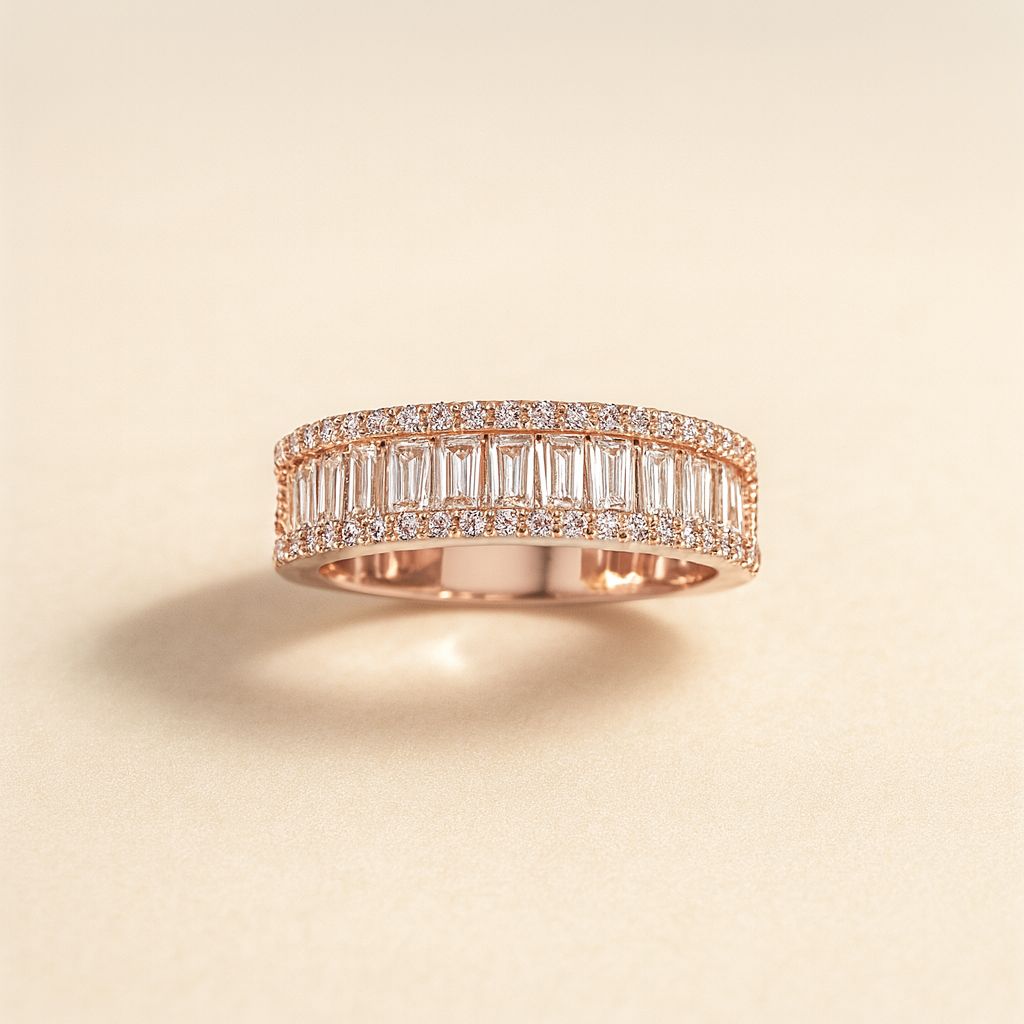 LUNA ROSEGOLD SILVER RING