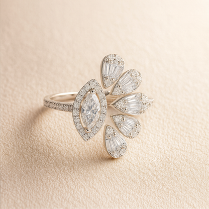 Velvet Shine Silver Ring