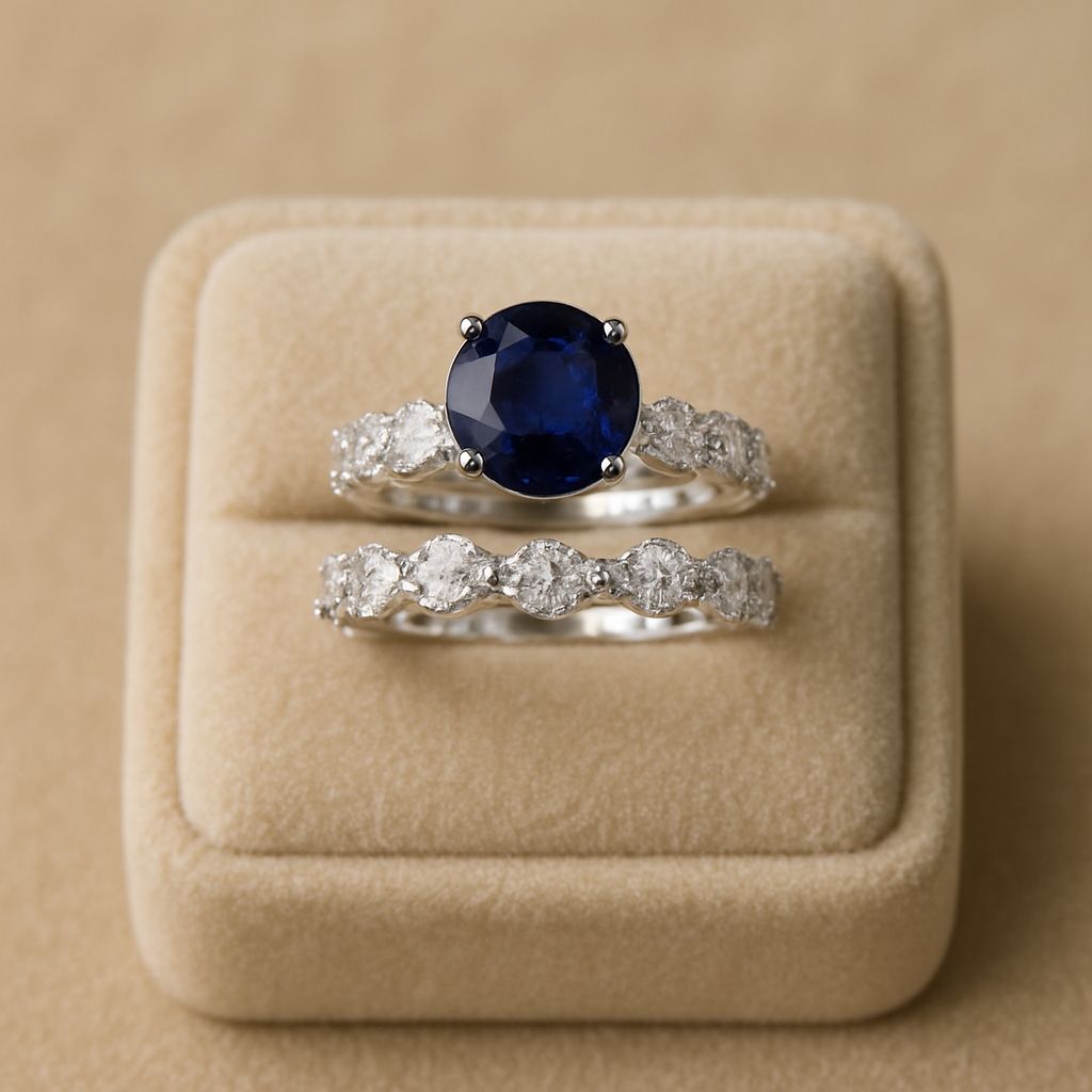 Royal Mirage Sapphire Silver Ring