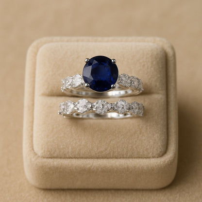 Royal Mirage Sapphire Silver Ring