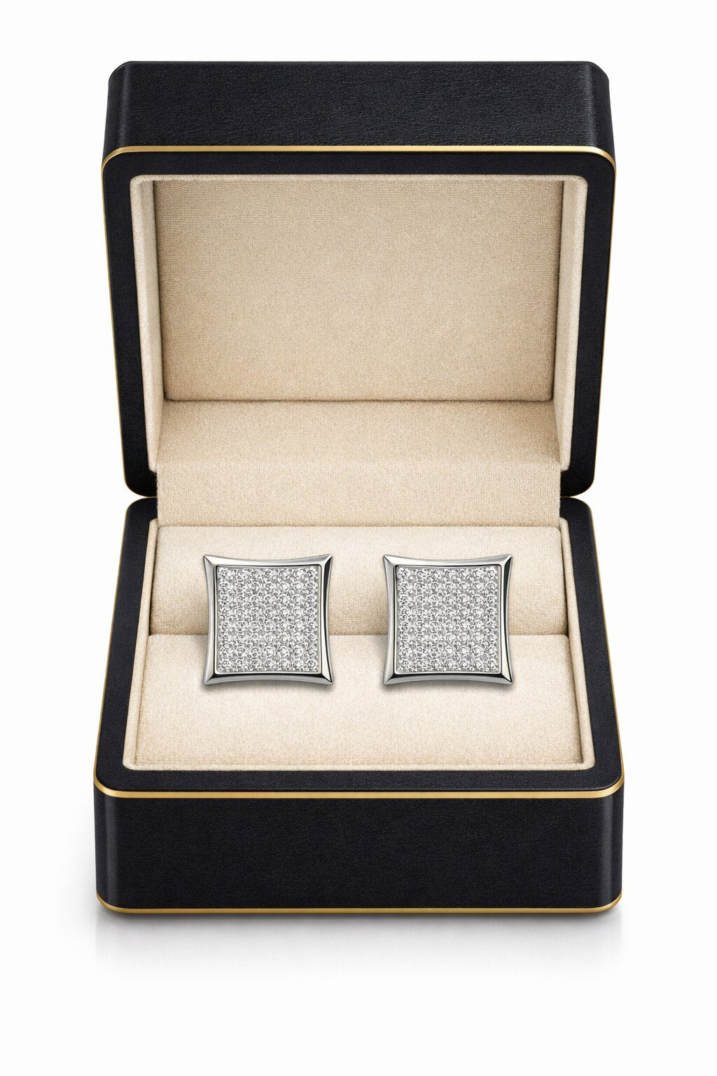 Dazzling Silver Earrings