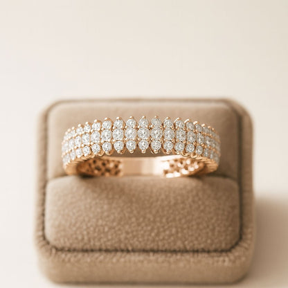 Eternal Rosegold Silver Ring