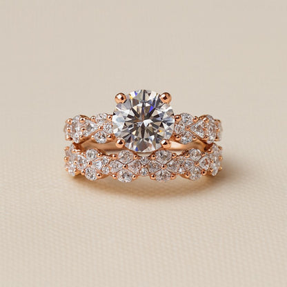 Royal Mirage Rosegold Silver Ring