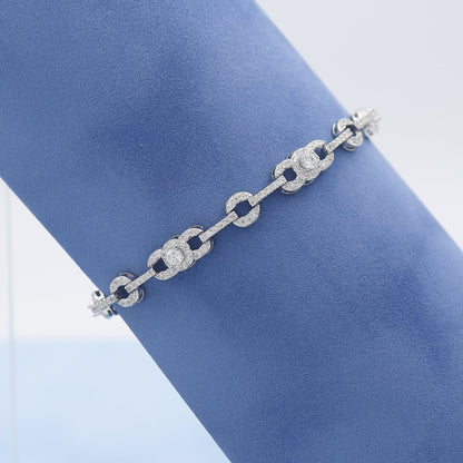 Chained-Diamond-Bracelet