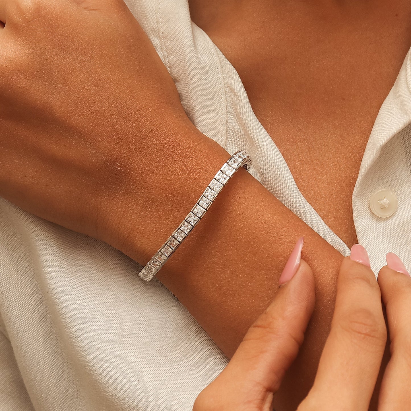 Classic-Silver-Tennis-Bracelet