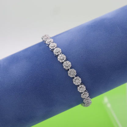Eternal-Luxe-Tennis-Silver-Bracelet